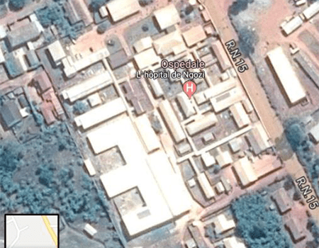 Ospedale Ngozi dall'alto.