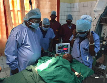 Macchibari ospedali in Africa.