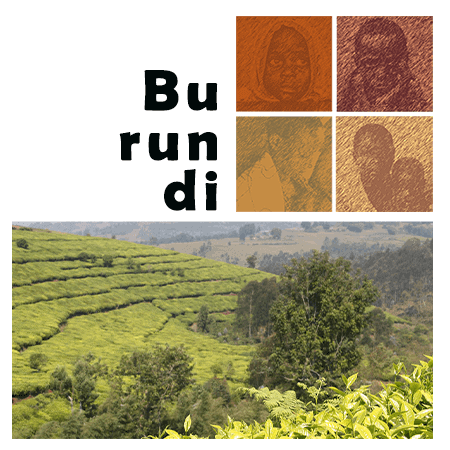 Il Burundi in Africa.