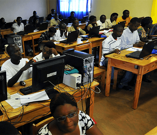 Formazione in Africa.