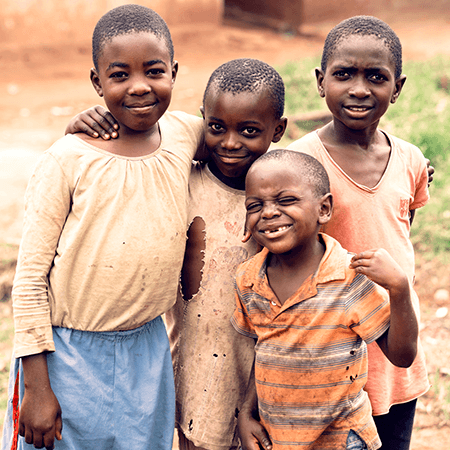 Bambini in Burundi.