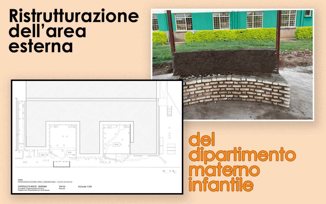Intervento di ristrutturazione dell’area esterna dell’Ospedale di Ngozi